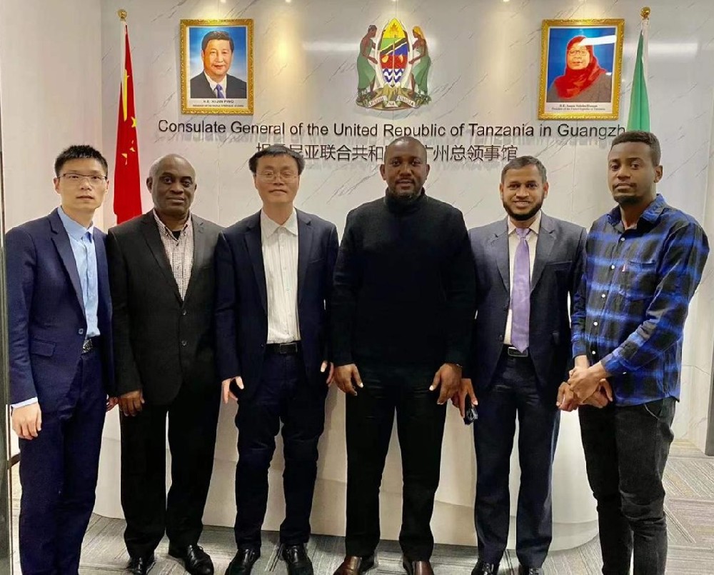 十堰银鹏兴电子科技有限公司拜访坦桑尼亚驻广州总领事馆