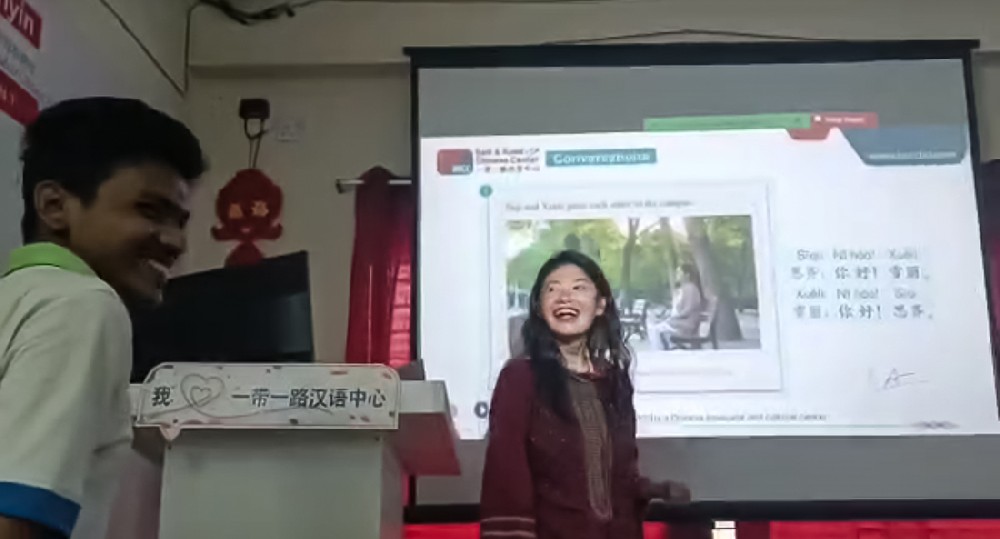 Shiyan Yinpengxing Electronic Technology Co., Ltd. and Bangladesh Belt and Road Chinese Language Center jointly signed an agreement on the construction of international Chinese Language and vocational and Technical training courses